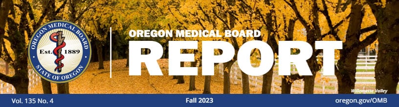 Oregon Medical Report Vol. 135